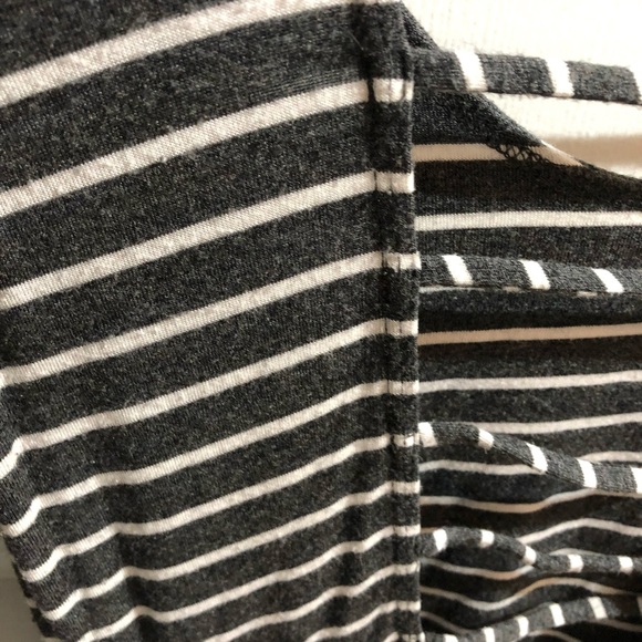 Hollister Gray and White Striped Dress - Picture 4 of 4